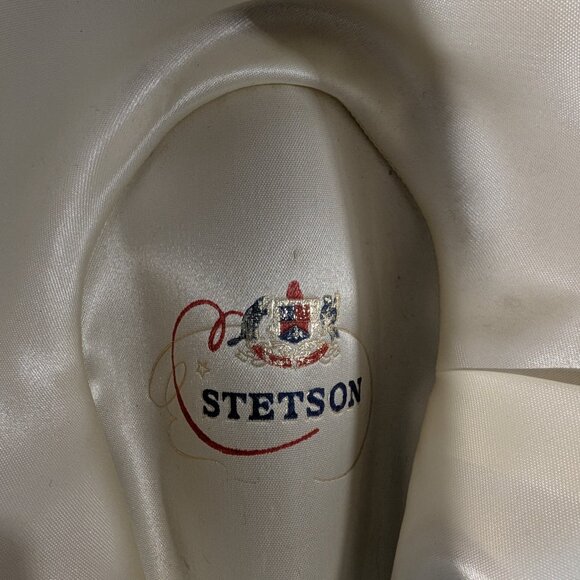 STETSON Vintage Norfloc Grey SFH1335 Fedora Hat Size Medium - Picture 6 of 11